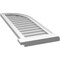 Ekena Millwork Quarter Round Top Right Surface Mount PVC Gable Vent w/ 2"W x 2"P Brickmould Sill Frame, 14"W x 40"H GVPQR14X4003SN - alternate 3